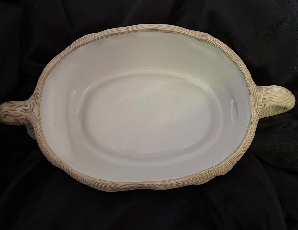 Ceramic Dish with Bird Nest and Eggs - Think Spring!