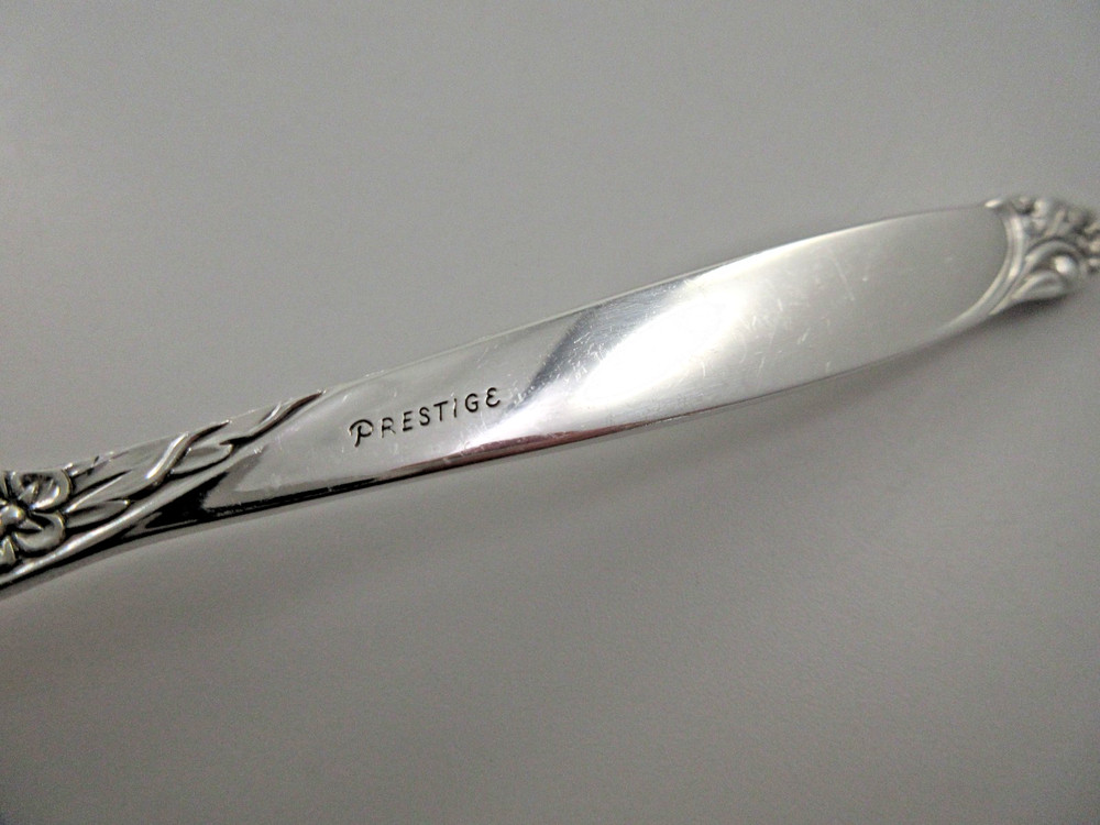 Oneida Prestige FIRELIGHT 6 Oval Soup Spoons Silverplate Flatware