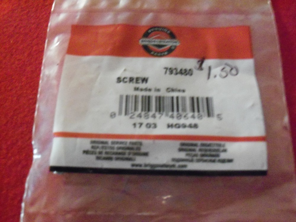 793480 Briggs & Stratton Screw NEW OEM BC24