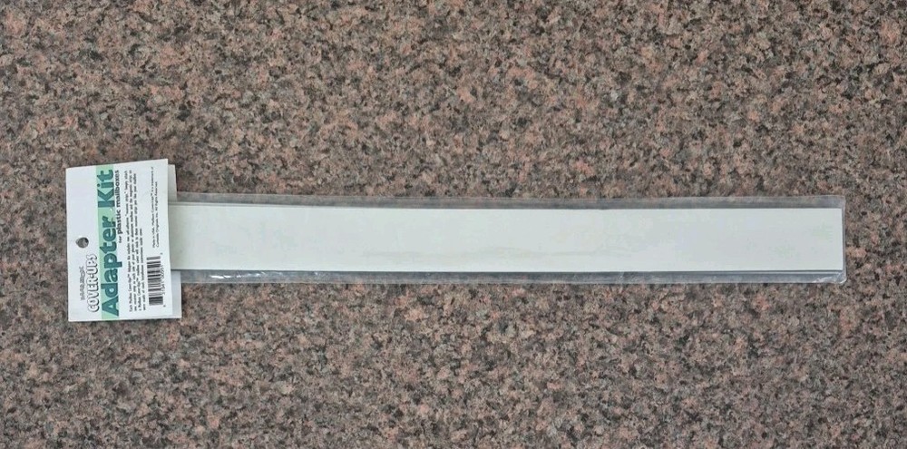 Mailbox Cover-Ups Adapter Kit for Plastic Mailboxes, 2 Piece "Receiver Strips"