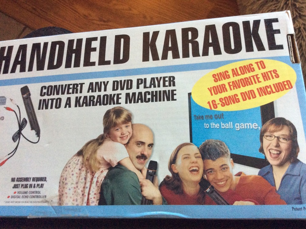 Emerson Handheld Karaoke Microphone DVD Ixt Systems