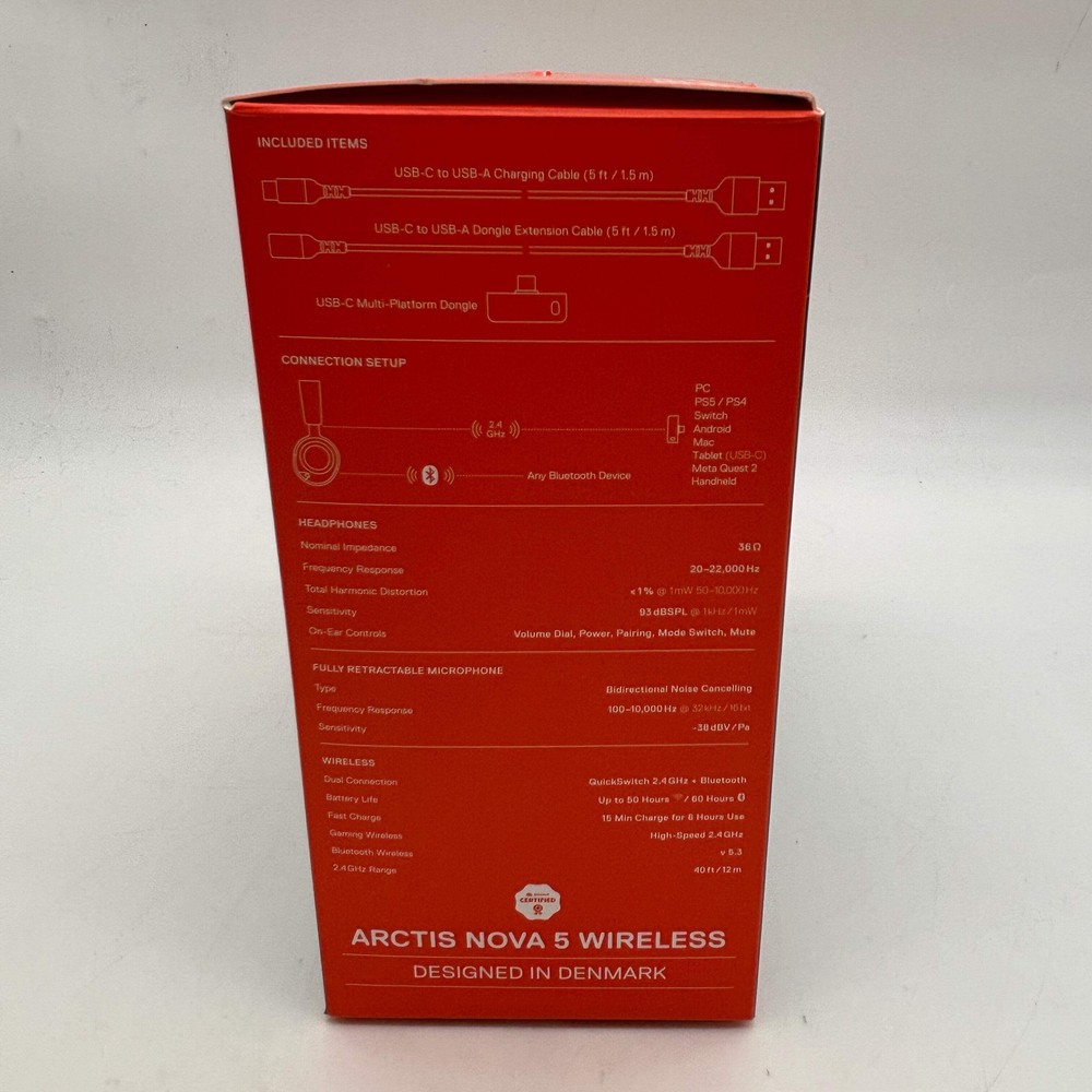 SteelSeries Arctis Nova 5 Black Wireless Gaming Headset Multi-Platform