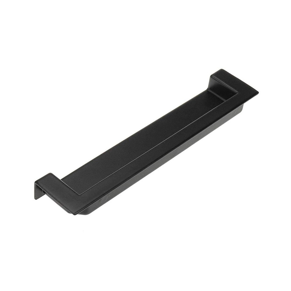 Quluxe 5 Inch Black Recessed Pull Zinc Alloy Flush Pull Recessed Handles with...