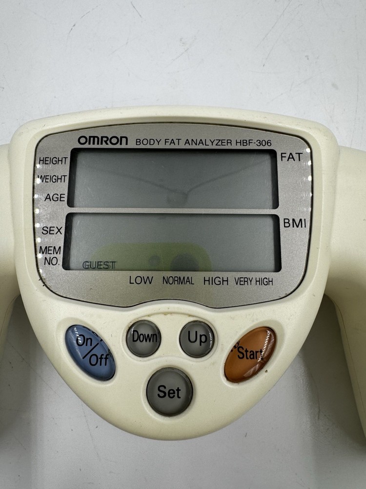 OMRON HBF-306 Body Fat Analyzer Handheld Machine