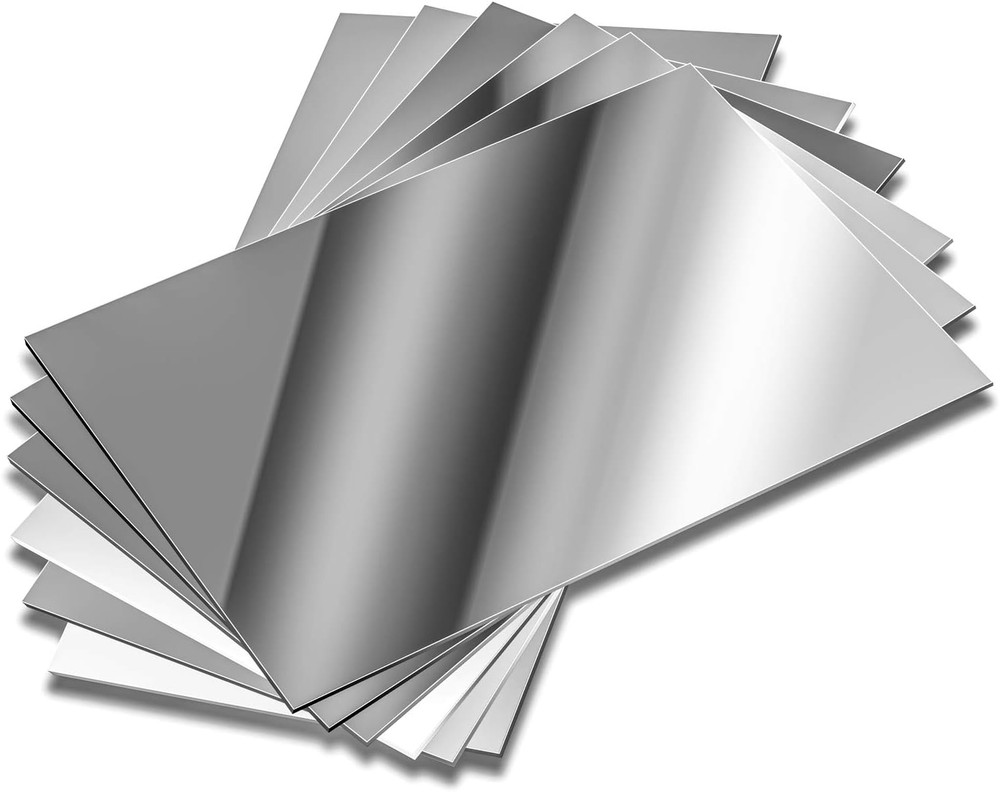 12 Pack Mirrors Plastic Mirror Decor Flexible Mirror Sheets Self Adhesive Mirror