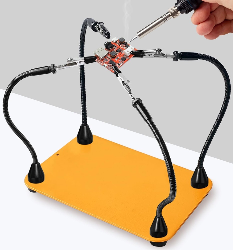 Magnetic Helping Hands Soldering Station, Third Hand Tool 4...