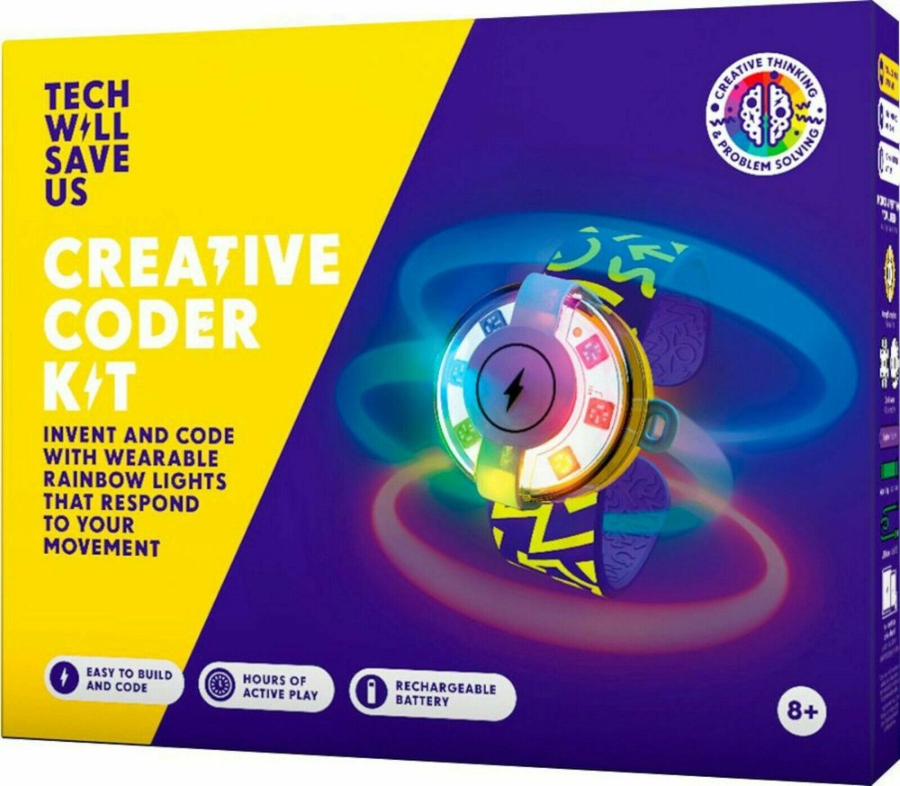 NEW Tech Will Save Us Creative Coder Kit Wearable Programmable STEM Activity