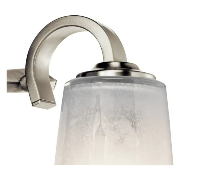 Kichler Lighting 3-Light Oxby Brushed Nickel Bathroom Vanity Light