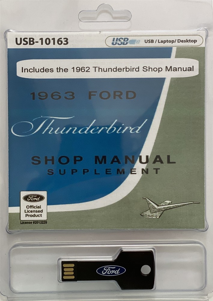 1963 Ford Thunderbird Shop Manual (USB)