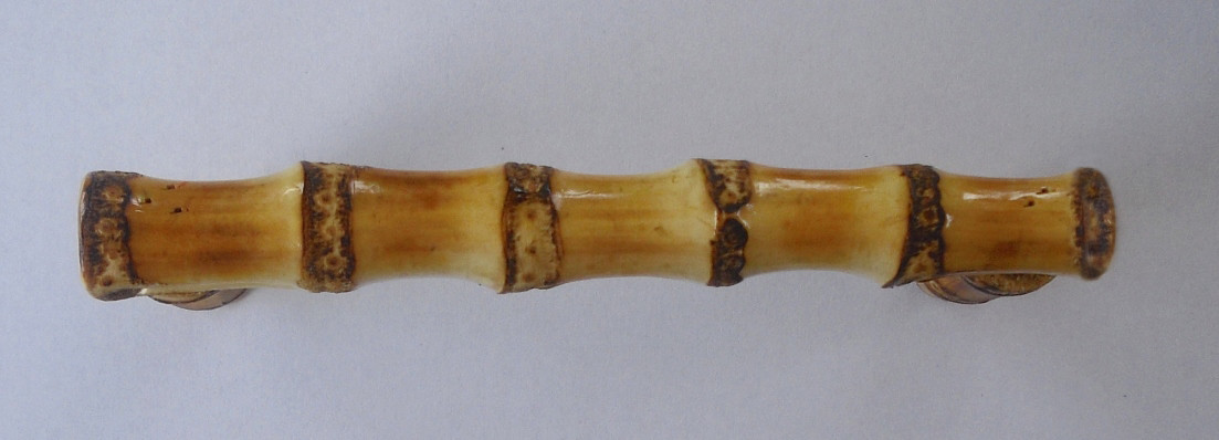 Bamboo Wood Handles Bath/Kitchen Cabinet/Drawer Pulls-Set of 2- Eco-Friendly