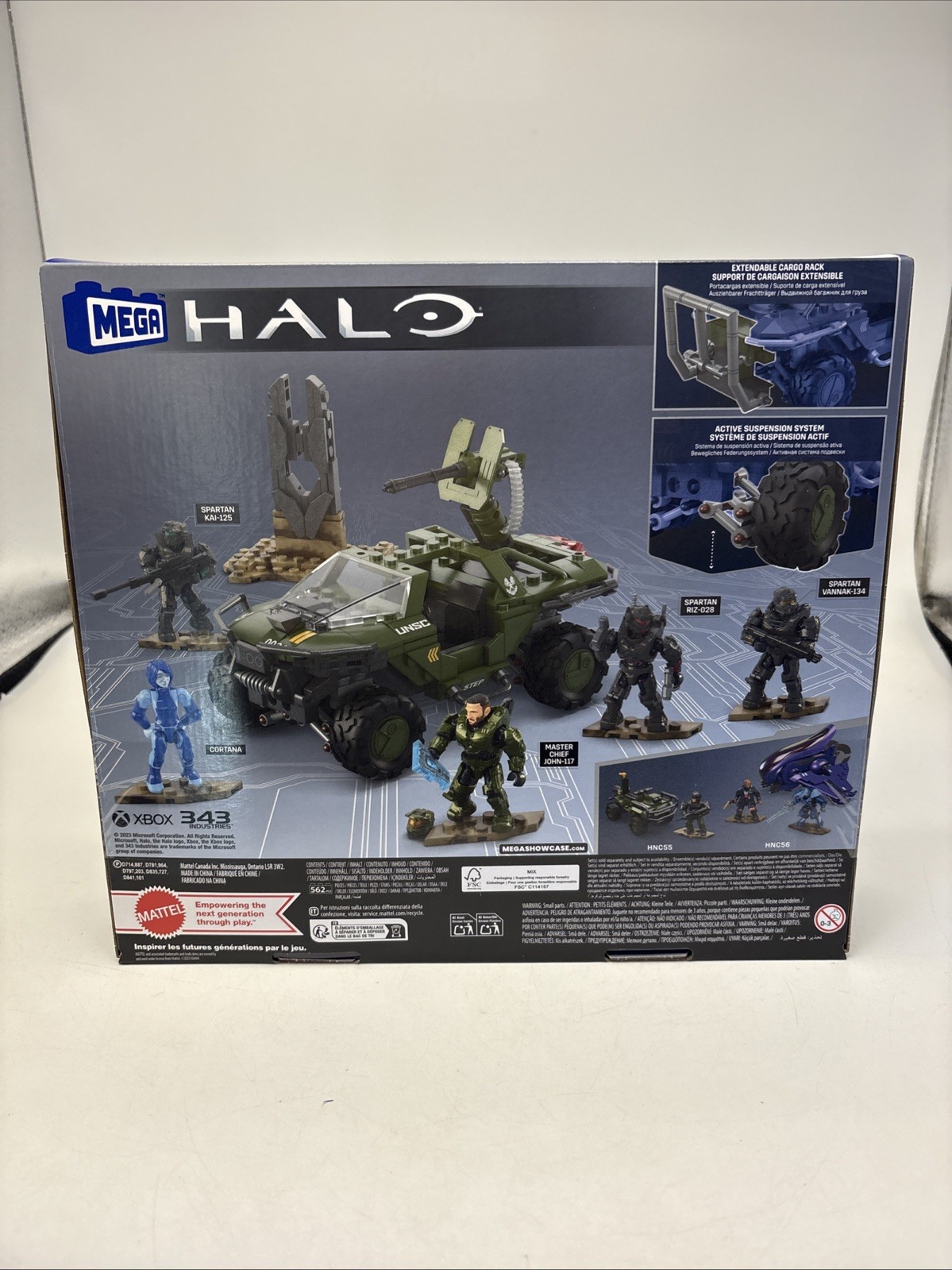 Mega CONSTRUX Halo Warthog Fleetcom Hnc57 New Paramount
