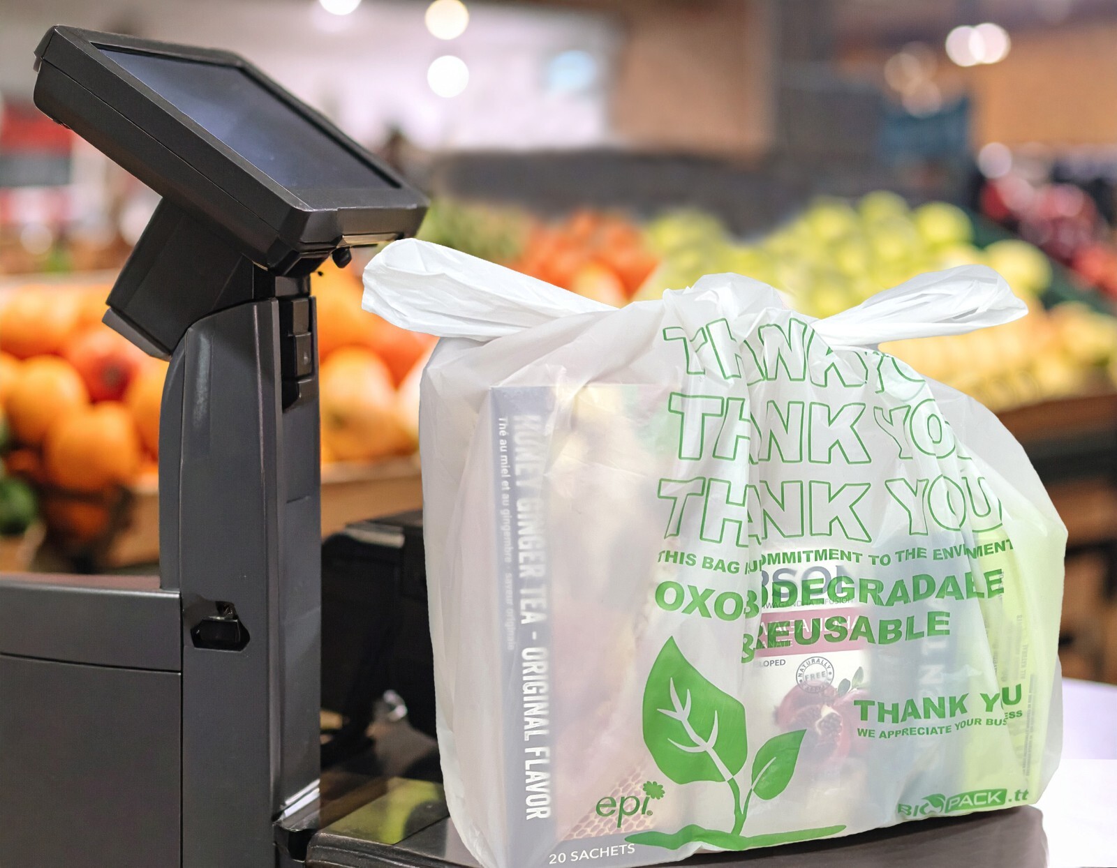 PLASTIC T SHIRT THANK YOU BAGS 22x 6.5 x 11.5 BIODEGRADABLE LOWEST PRICE