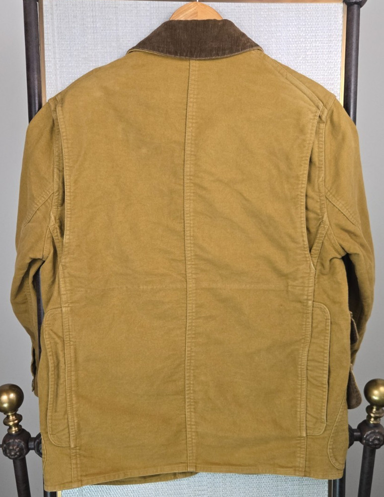 PENDLETON Size Medium Mens Chamois Moleskin Button Hacking Field Jacket Tan Coat