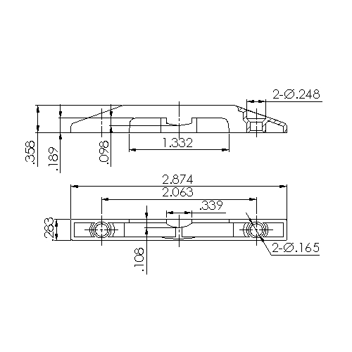 Window Sash Keeper 9313WHITE