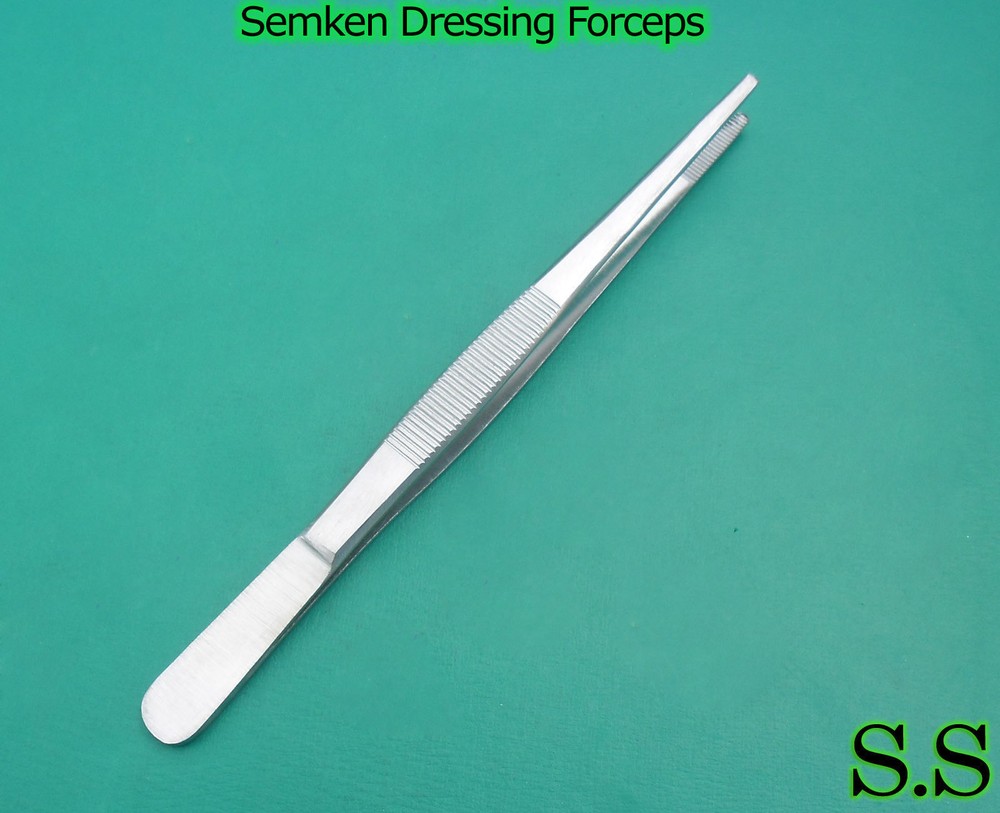 6 Pieces Semkin Dressing Forceps 5"