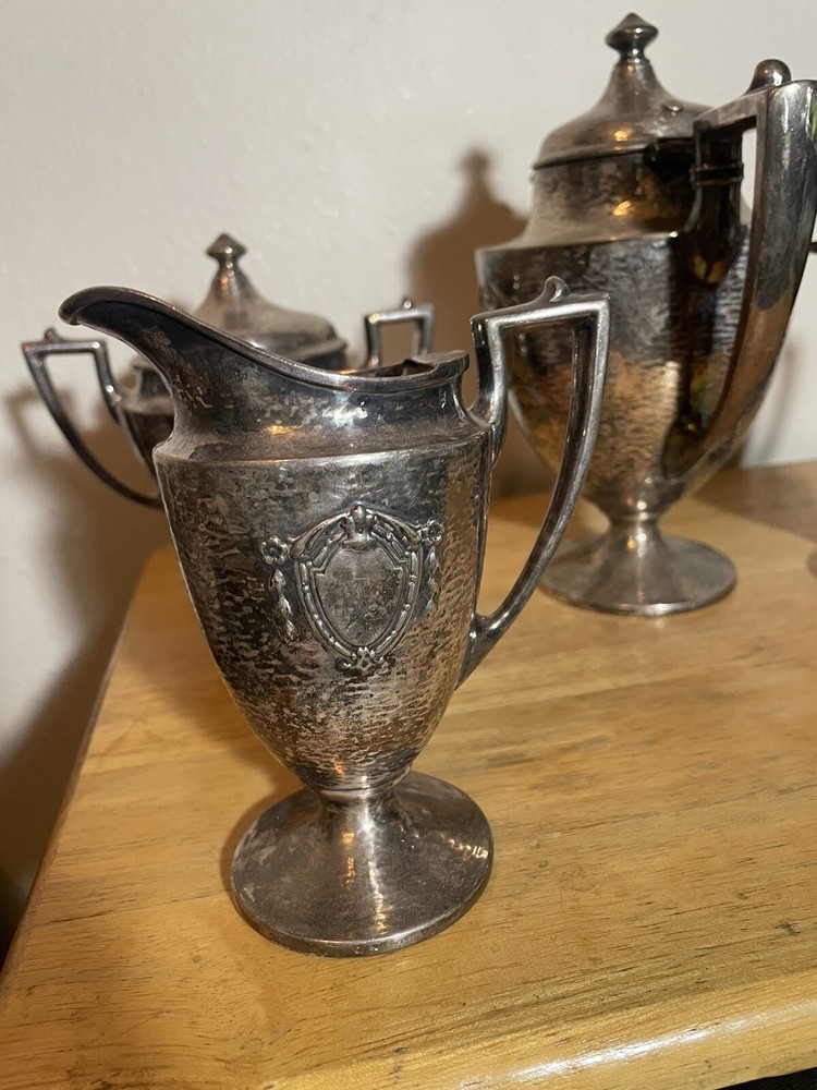 Sheffield Silver plate Teapot 4 Pieces