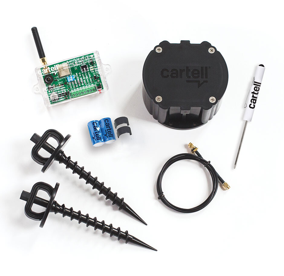 Cartell CW-SYS Wireless Driveway Exit System Vehicle Sensor Detector Gate Opener