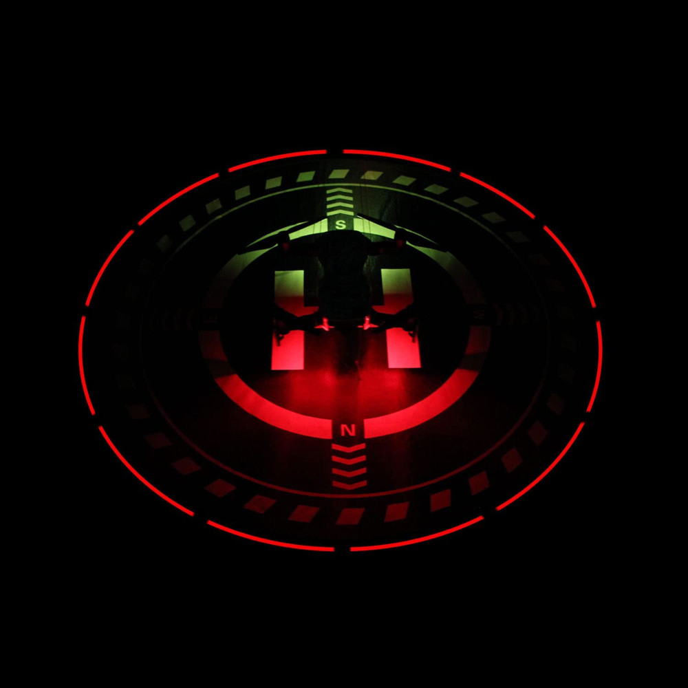 Drones Landing Pad with LED Light up Foldable Design for DJI Mavic Mini 2 Mavic