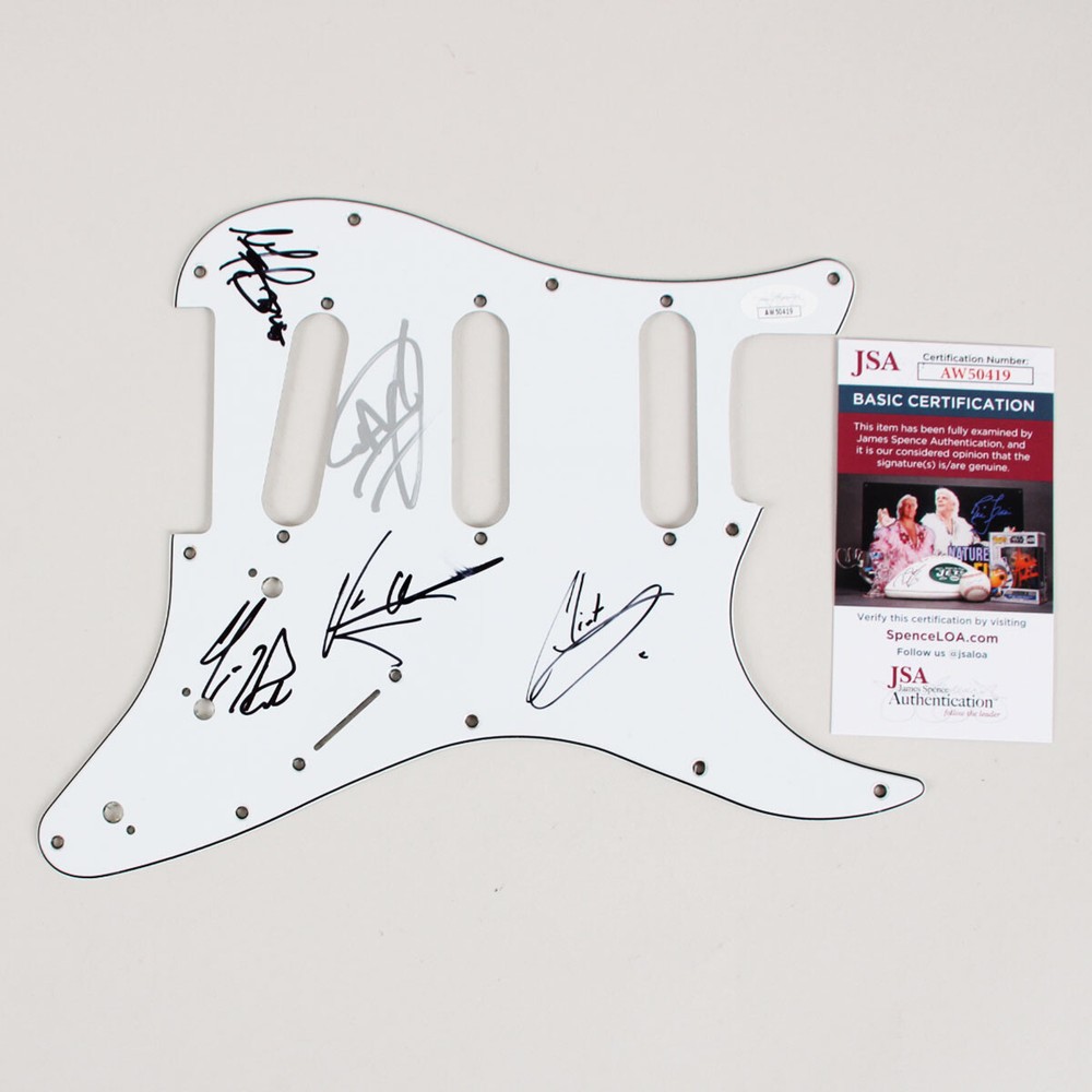 Fuel Band Signed Pickguard - COA JSA