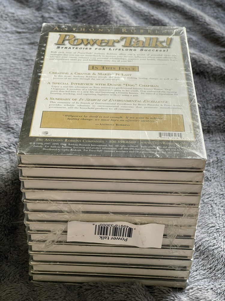 Anthony Robbins - Power Talk! - Complete Set (12) - Sealed