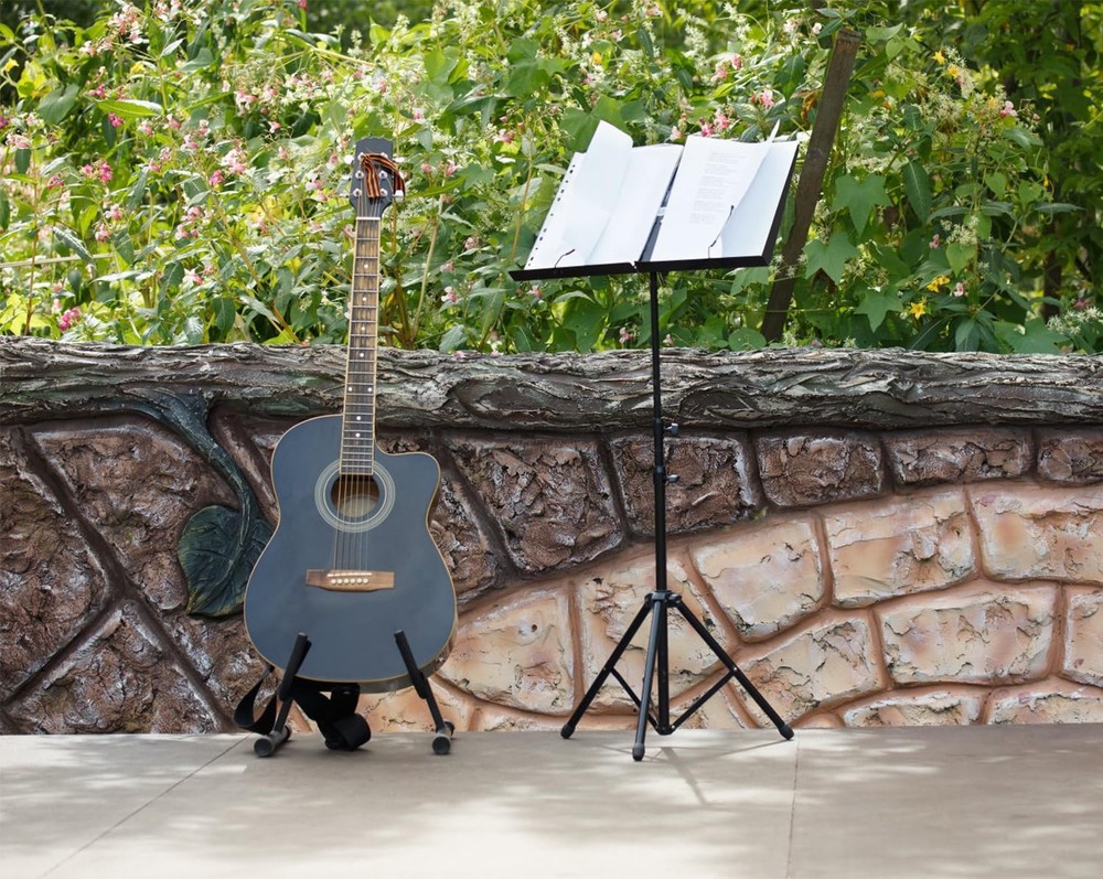 Sheet Music Stand, 1/2/3 Pack Adjustable Standard Version, 1 pack black