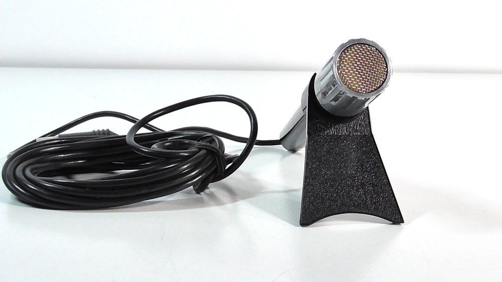 VINTAGE MICROPHONE WITH 5 PIN CONNECTOR + STAND