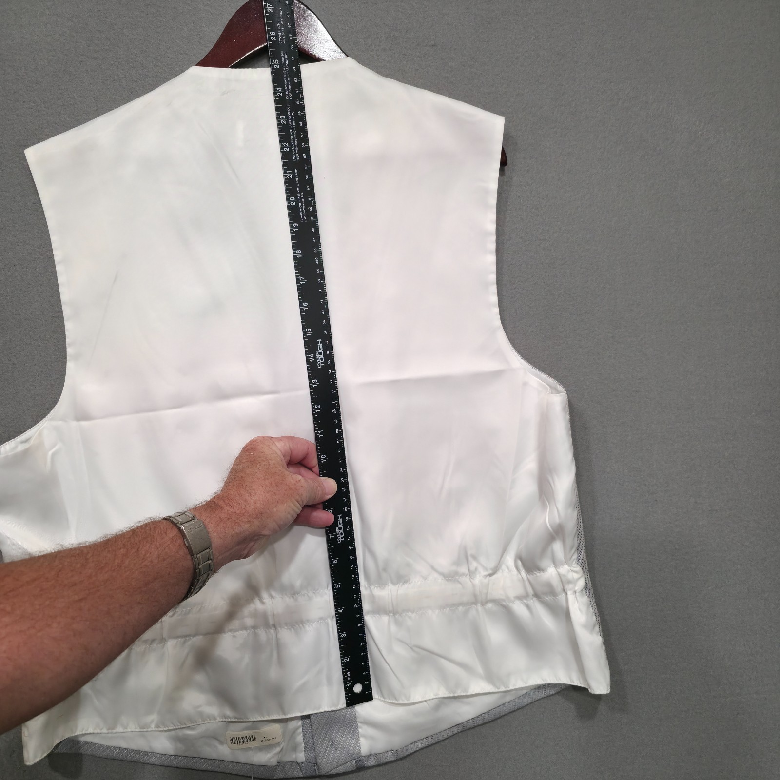 After Six Men's Gray Tuxedo Vest Size XL