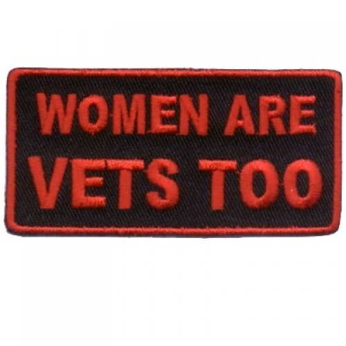 WOMEN ARE VETS TOO PATCH