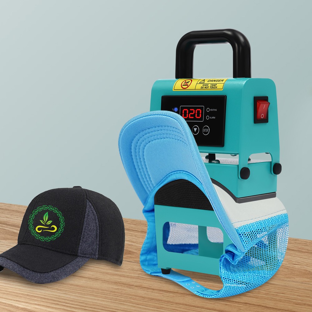 Print Tool Hat Heat Press Machine Cap Press DIY 0-250°C Sublimation Transfer