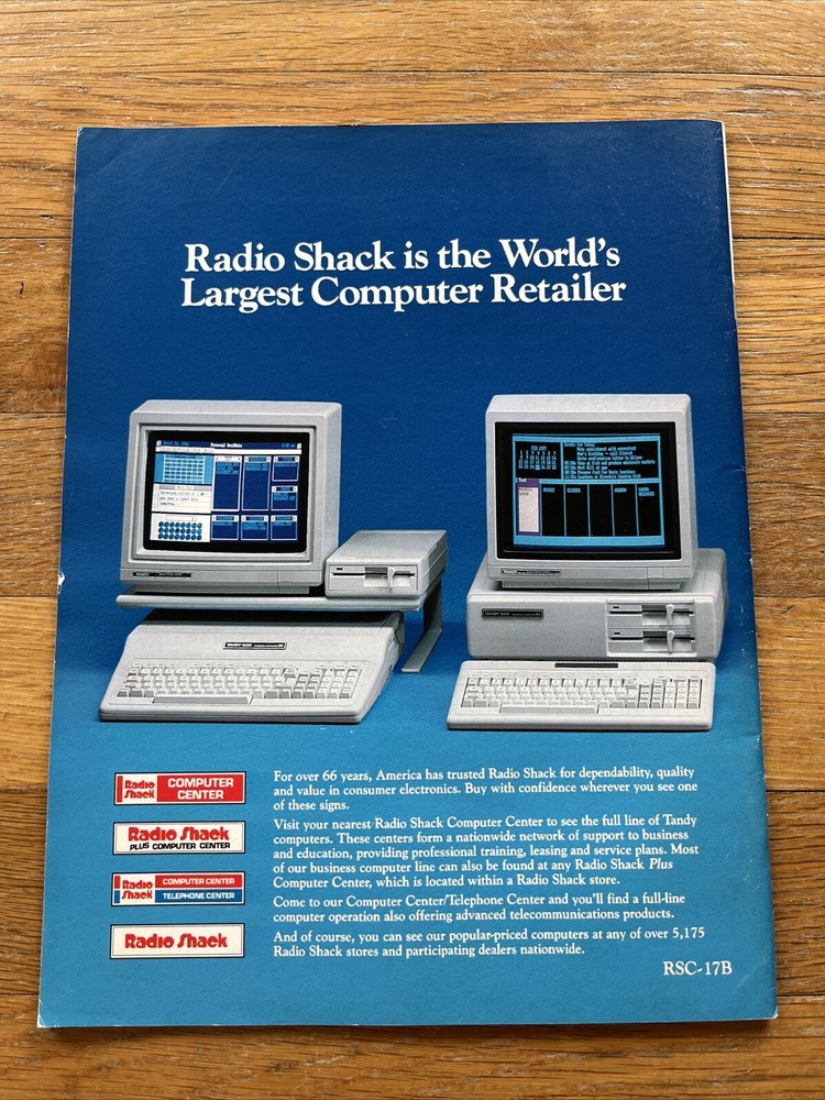Vintage 1987 Tandy Computer Catalog Updated Edition RadioShack