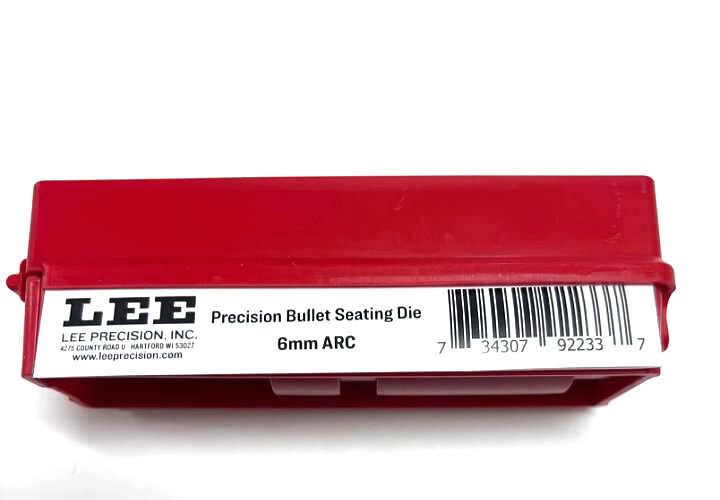 Lee 92233 6mm ARC Micrometer Precision Bullet Seating Die