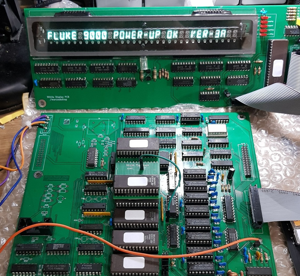PCB kit to assembly a Fluke 9010a with LCD Display