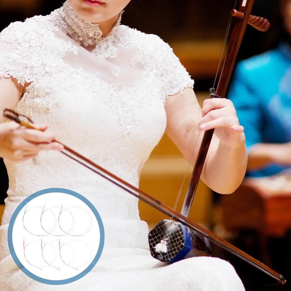 3 Sets Professional Erhu Strings Music Wire Inside and Outside Strings Erhu