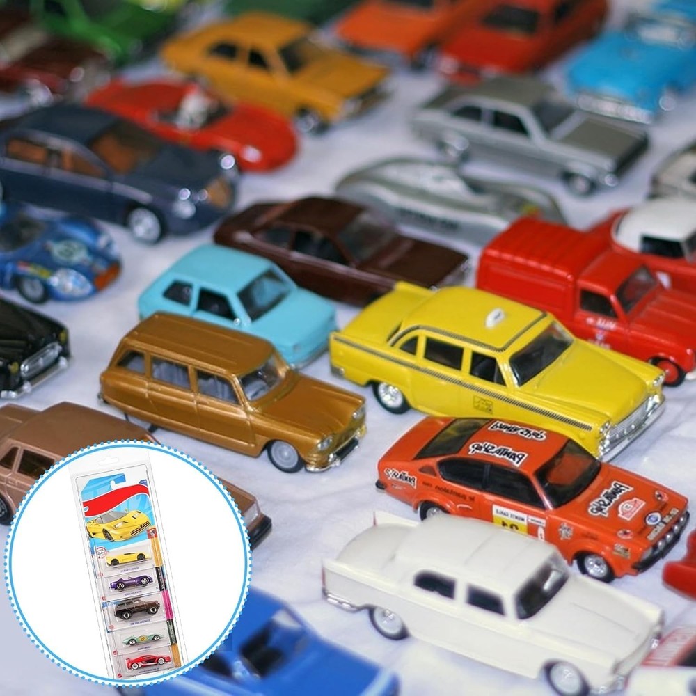10 Pack 5 Separate Car Protector Case for Hot Wheels Mainline,Protector Packs...