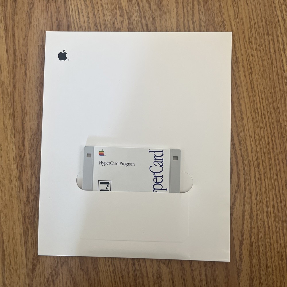 HyperCard Basics 7 - Apple Macintosh User Manual + Original Program Disk