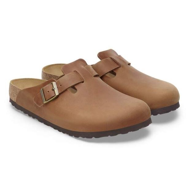 NEW Birkenstock Boston Oiled Leather Clogs | Comfort Cork Footbed | Germany
