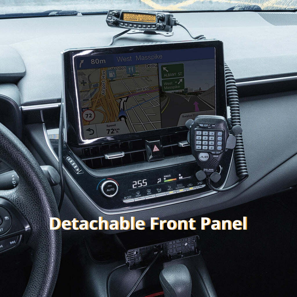 Radioddity DB50 Dual Band Mobile Radio | 50W | Large LCD Display