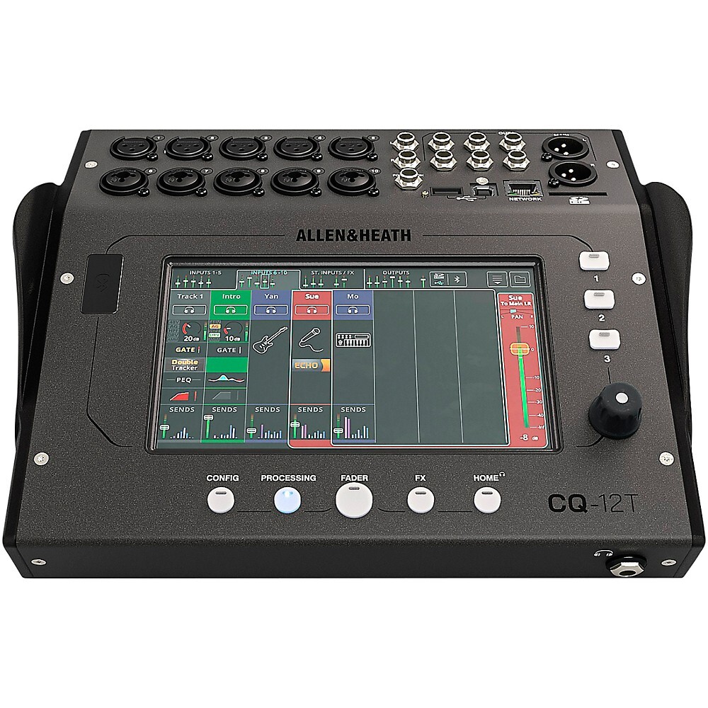 Allen & Heath CQ-12T Digital Mixer w/7" Touchscreen and Bluetooth Connectivity