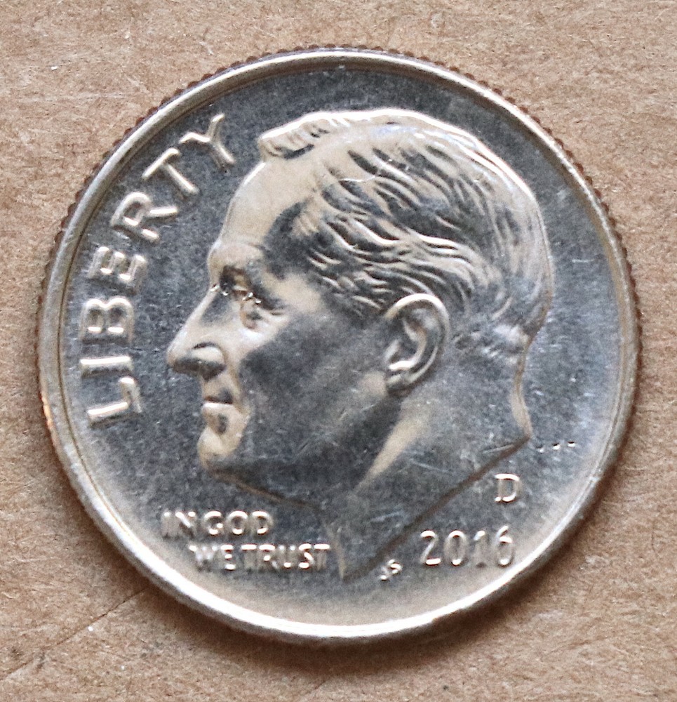 2016 D Roosevelt Dime BU