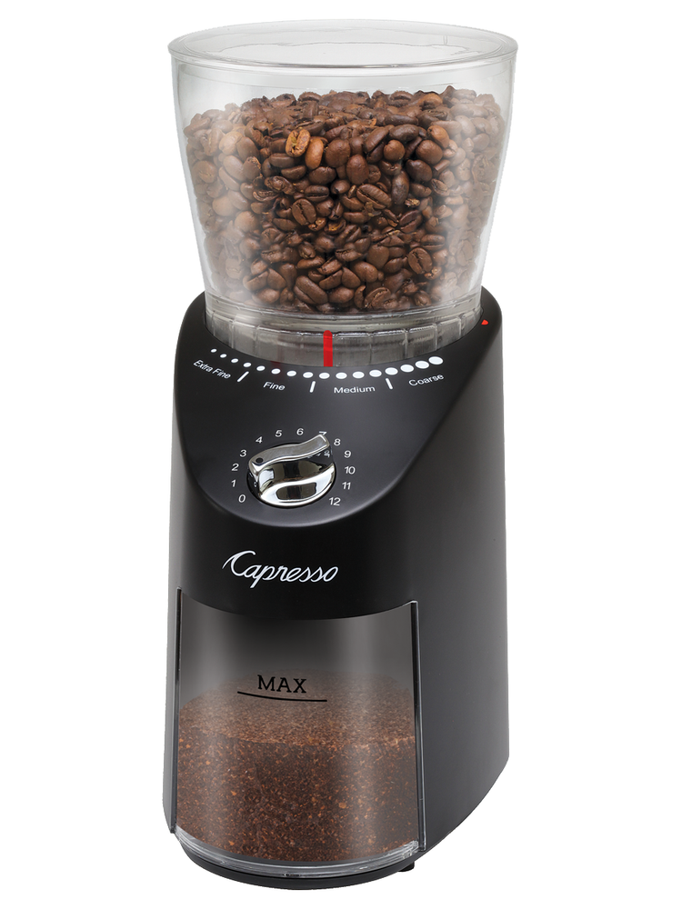 Capresso Infinity Plus Conical Burr Coffee Grinder - Black