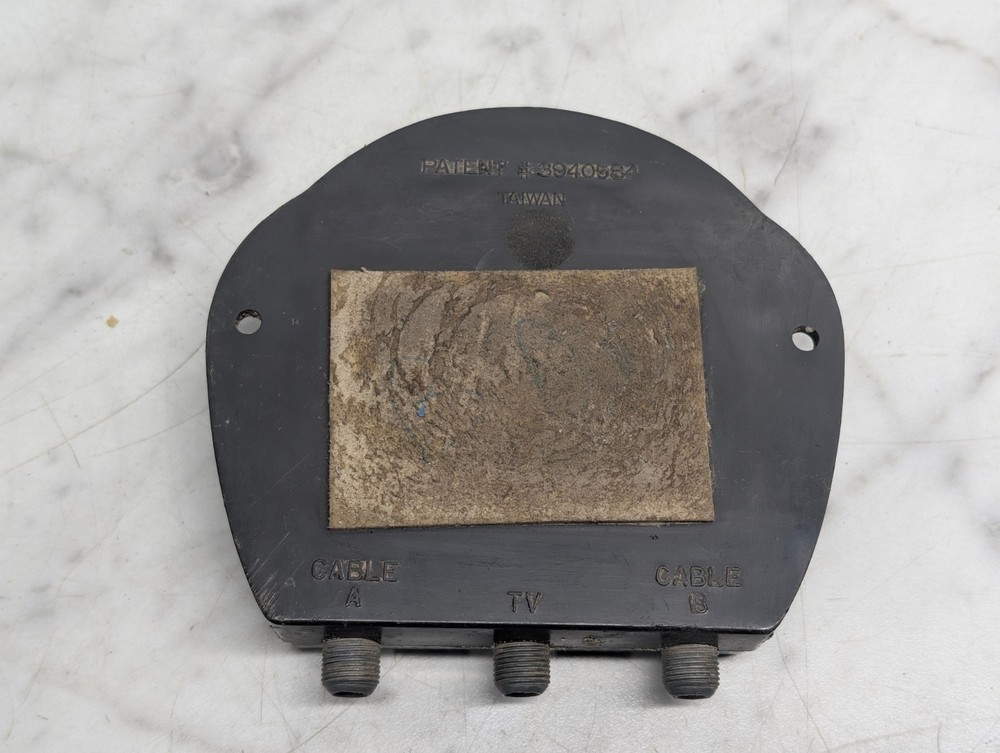 Vintage Pico Model AB-2 Cable Television 2 Input TV Selector Switch