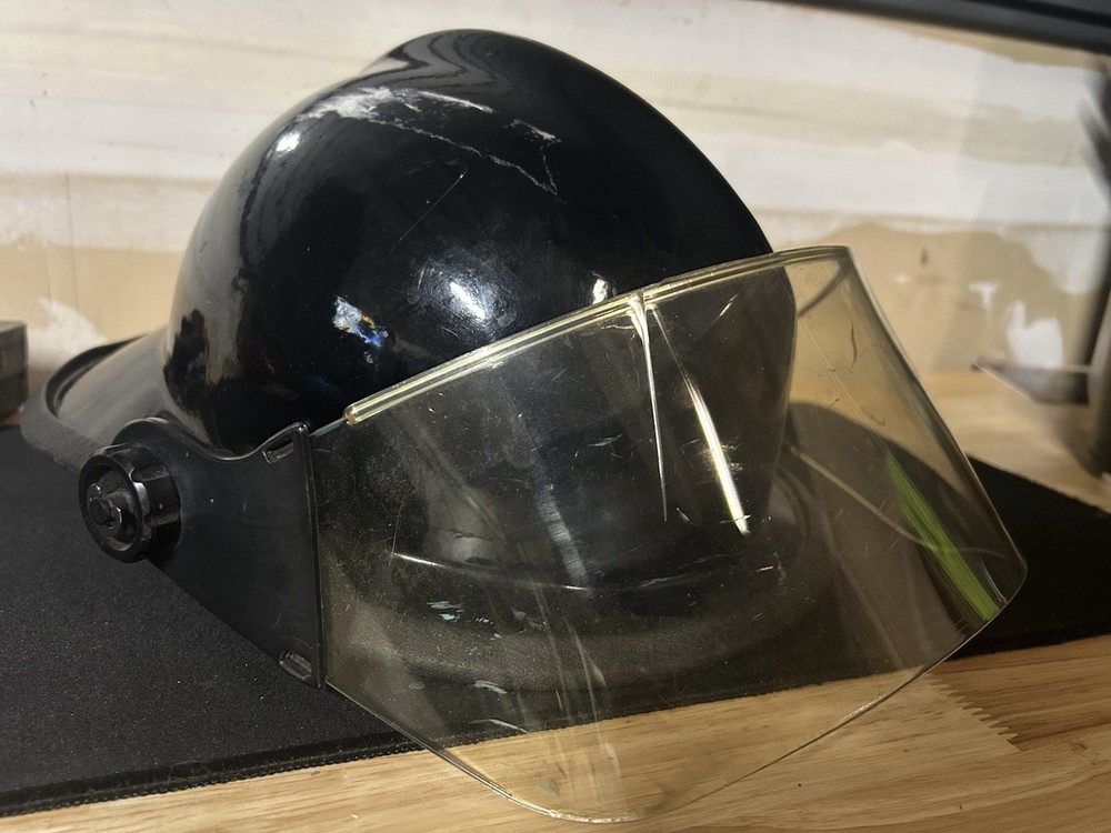 Chieftain Model 911 Black Fire Helmet