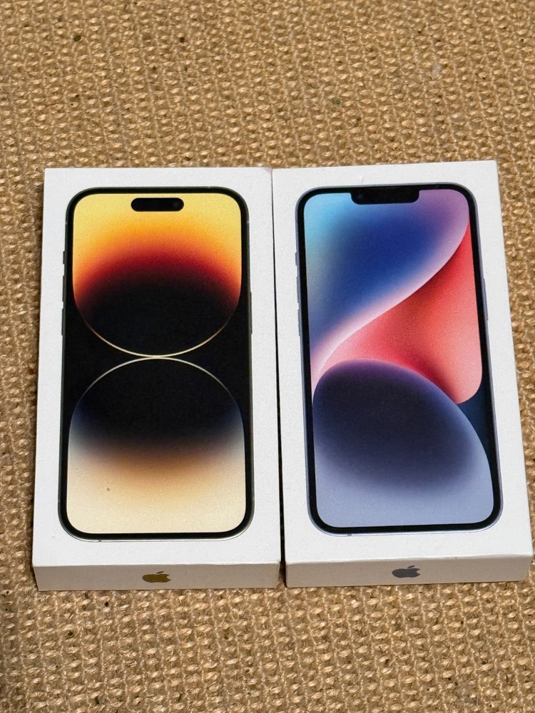 Apple iPhone 14 & 14 Pro boxes