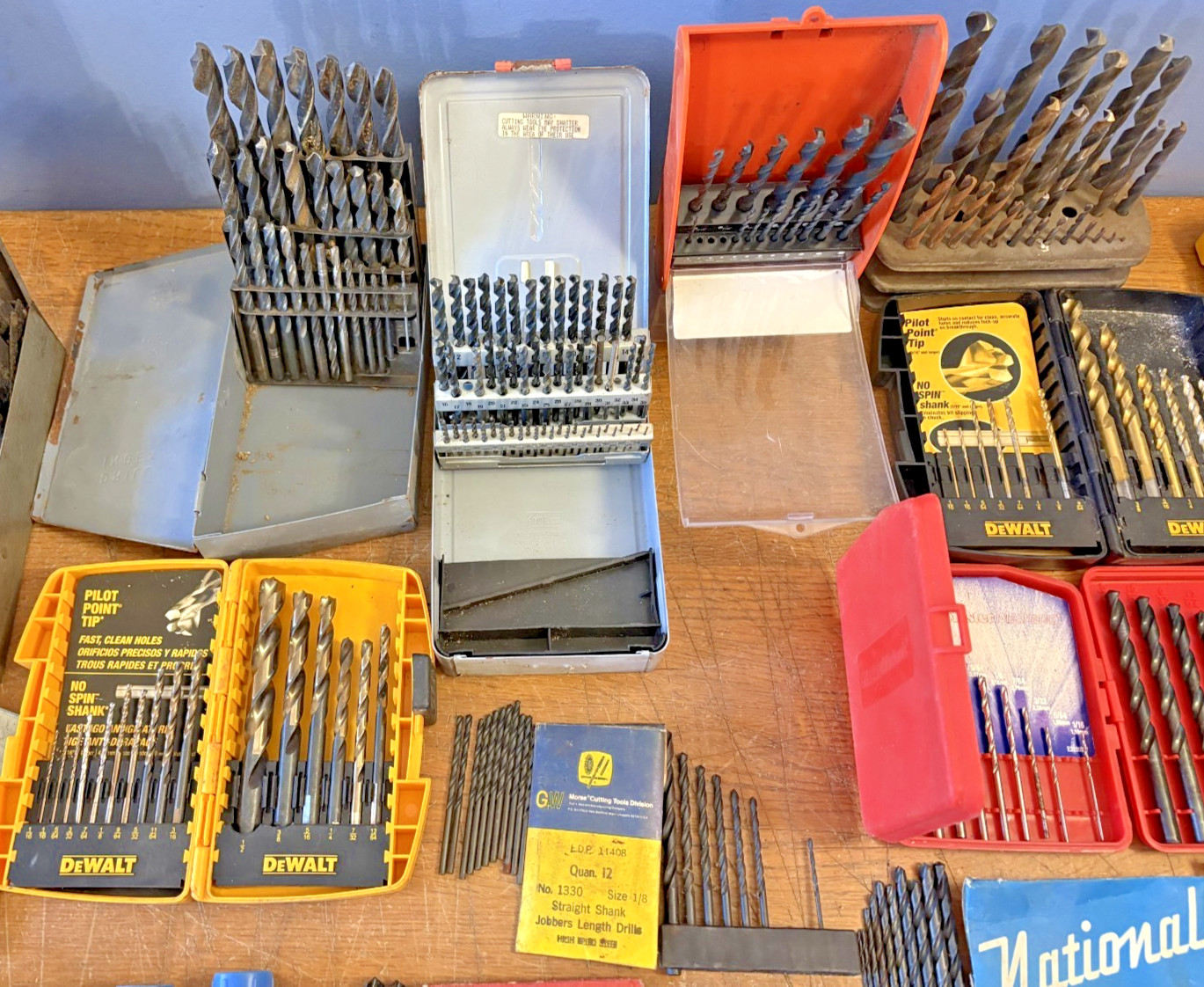 Huge Lot of Machinist Tools HSS Drill Bits, Indexes, Sets, Chucks, Chuck Keys