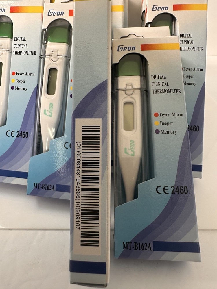 Geon Digital Clinical Thermometer - 10 Pack
