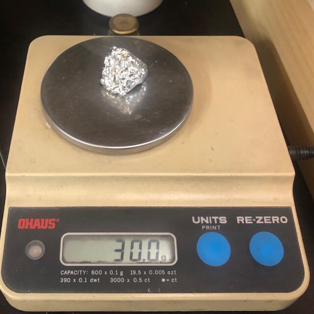 Large Nugget men's Ring Sterling Silver 925