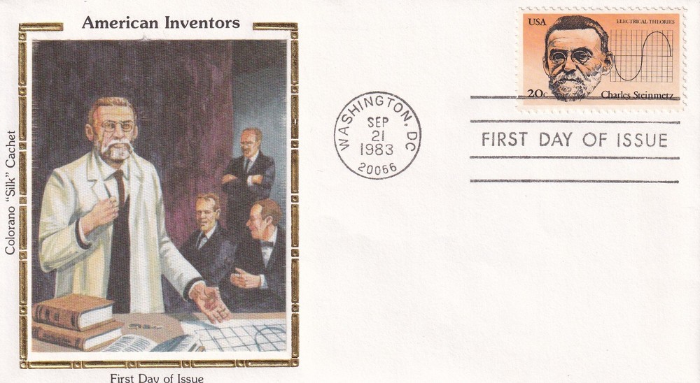 STAMP US SCOTT 2055 "Charles Steinmetz" 20 CENT 1983 FDC - J