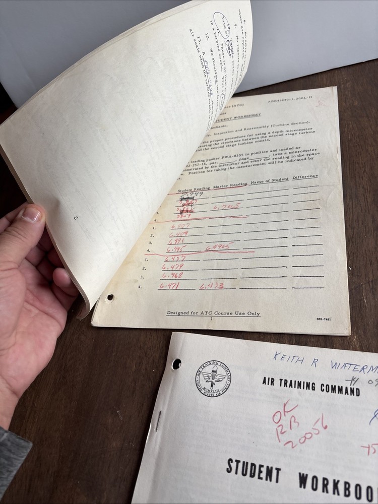 Air Training command student study guide and workbook military training 1964-65