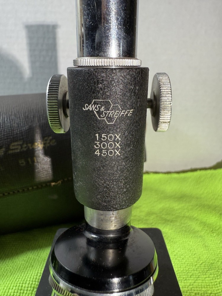 Sans & Streiffe Microscope No511 Vintage Tested