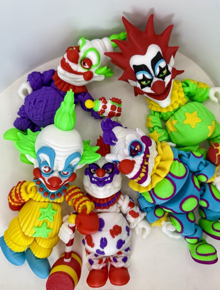 Killer klowns from Outer Space 3d printed Flexi